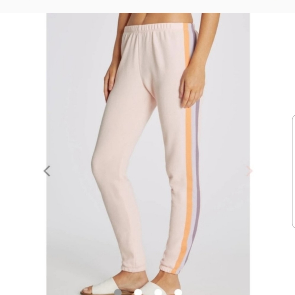 Wildfox sweats peach stripe